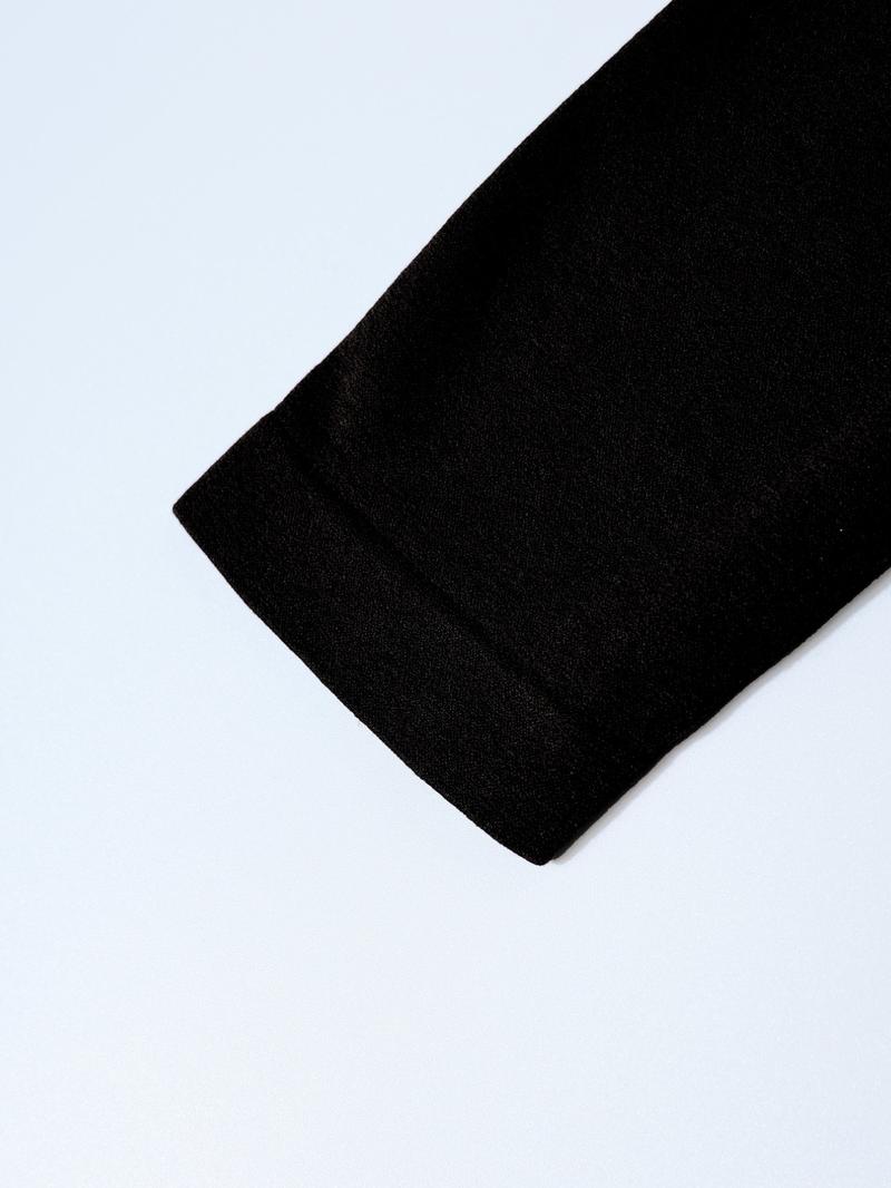 PLUS SIZE Women's Ribbed Abdominal Control Bodysuit,With Snap Crotch Long Sleeve Round Neck Unitard, Sporty Style, Yoga Dance Shapaewear,uitable for Badminton, Fitness, Outdoor Sports