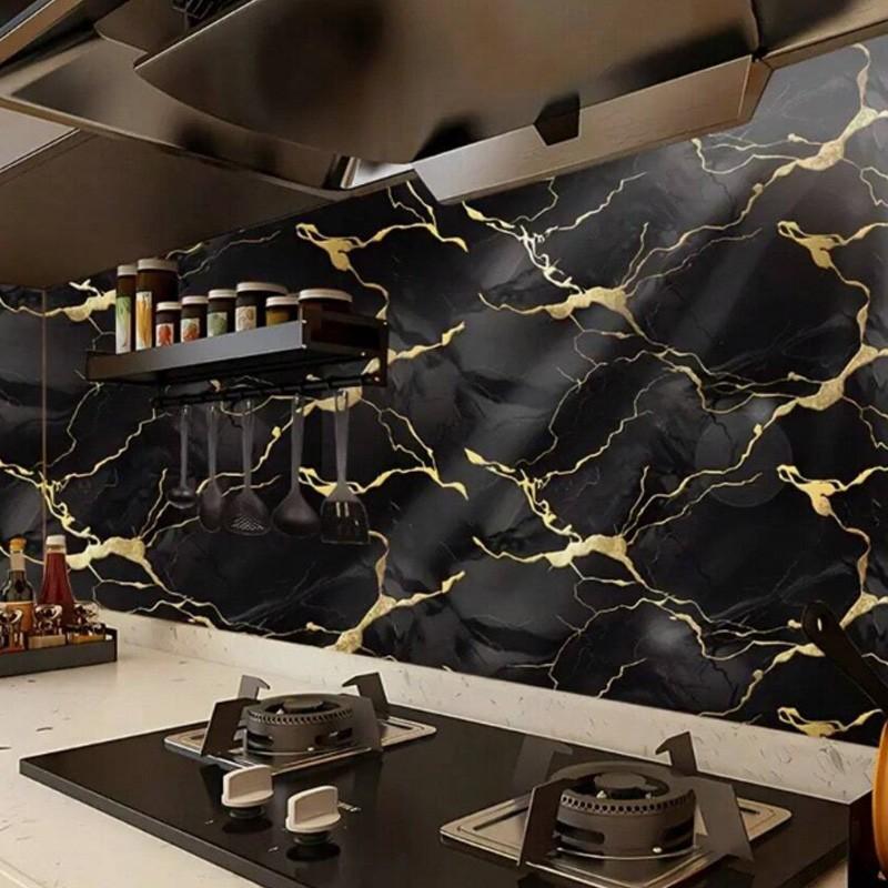 Self-Adhesive Waterproof Faux Marble Finish Marble Wall Stickers, Faux Tile Wallpaper for Renters, DIY Home Decor, Moisture Resistant, Easy Installation Self-Adhesive Waterproof Faux Marble Finish Marble Wall Stickers, Faux Tile Wallpaper for Renters, DIY Home Decor, Moisture Resistant, Easy Installation