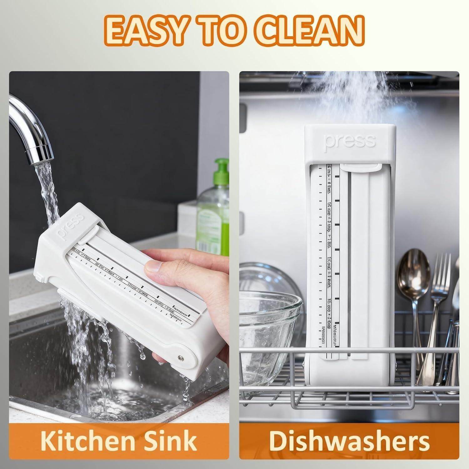 2-in-1 Butter & Cheese Cutter Adjustable Stainless Steel Wire Slicer for Block Cheese Butter Soft Food Portable Measuring Dispenser for Renters Home Cooks Young Families