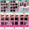 Lash Clusters Kit 10-18mm D Curl, Natural Volume Individual Beginner Friendly Eyelashes, Includes Bond & Seal Remover Applicator, Lash Glue, Perfect for Beginners, DIY at Home Lash Extension for everyday use and make up, Gift for Family and Friend