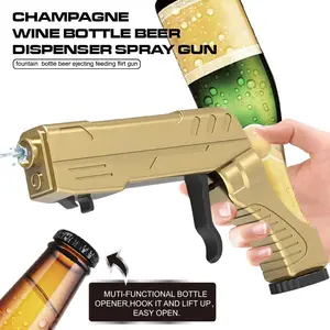 Multi-Functional Champagne Gun Beer Spray Dispenser - Wine Stopper, Bottle Opener for Bar, Festival Parties (Luggage & Bags DIY Bag Accessory)