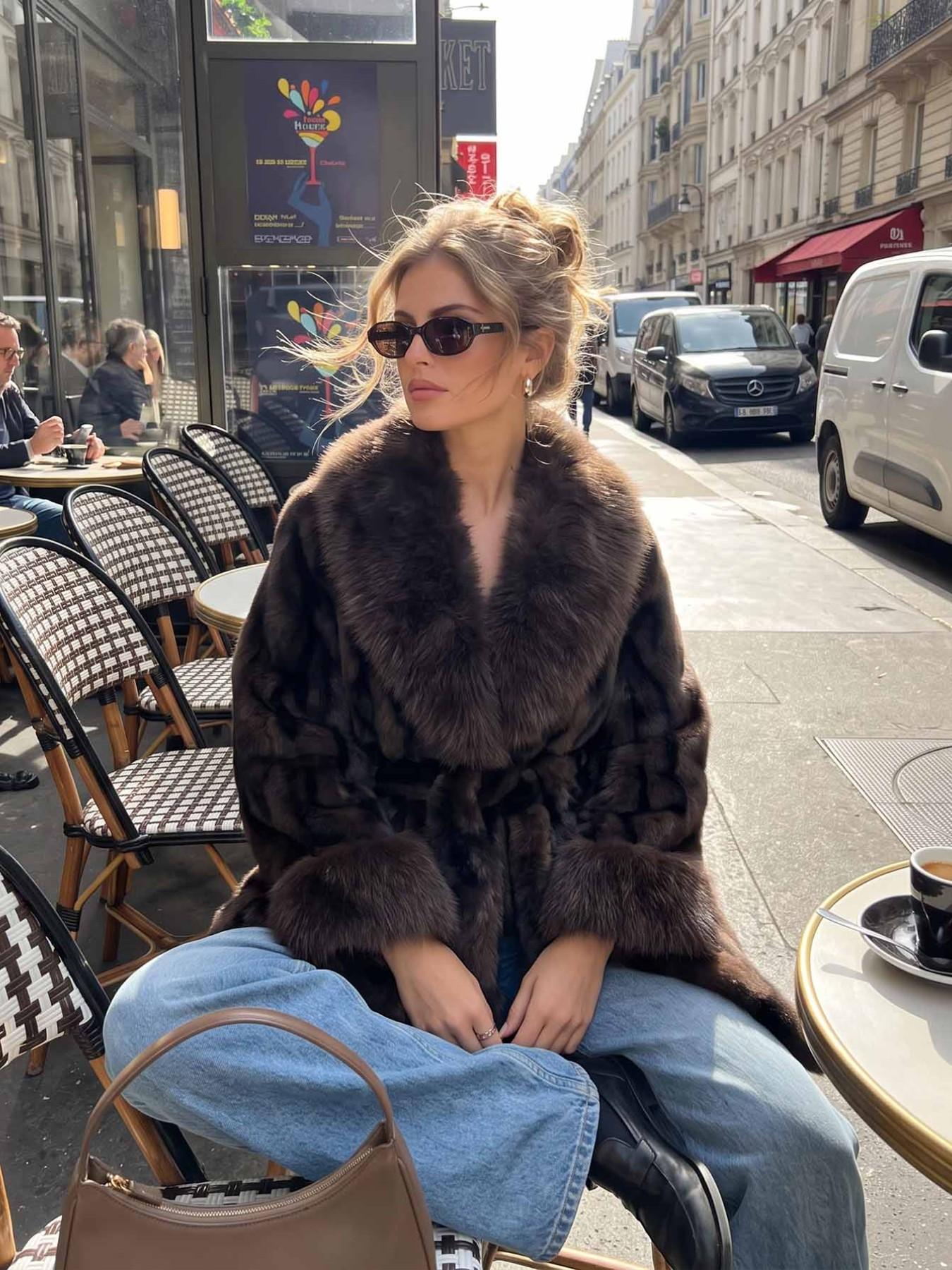2026 Fall Winter New European Style Casual Fashion High-End Light Luxury Warm Cozy Faux Fake Fur Women's Coat Jackets, Stylish and Comfortable Outerwear for Cold Weather