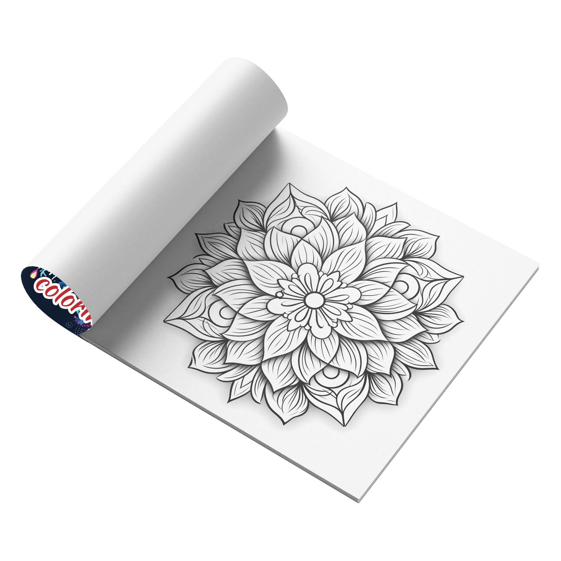 Creative Coloring Book for Teens and Adults, Unique Art Supplies, Perfect Birthday Gift for Friends, DIY Drawing Activity