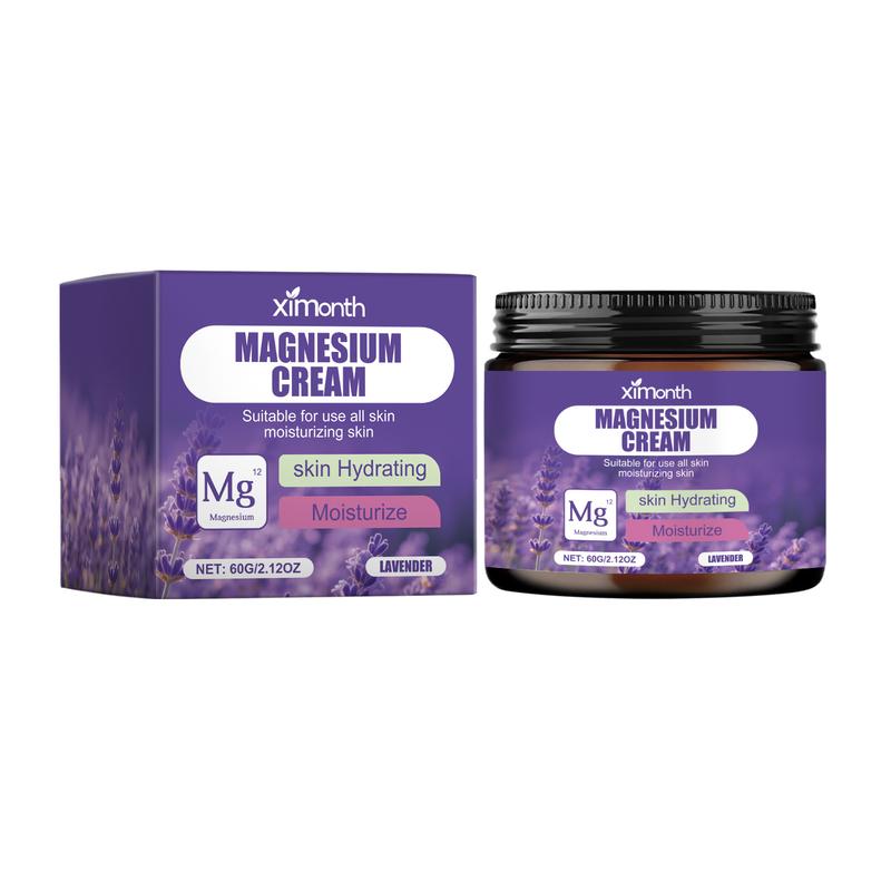 Sleep Magnesium Cream, Relaxing Muscle Care Before Bedtime, Moisturizing & Nourishing Nighttime Body Balm, Comfortable Daily Use