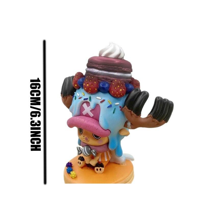 One Piece Chopper Cake Pop Figure, Anime Collectible Model Car Ornament, Birthday Gift Idea, Perfect for One Piece Fans