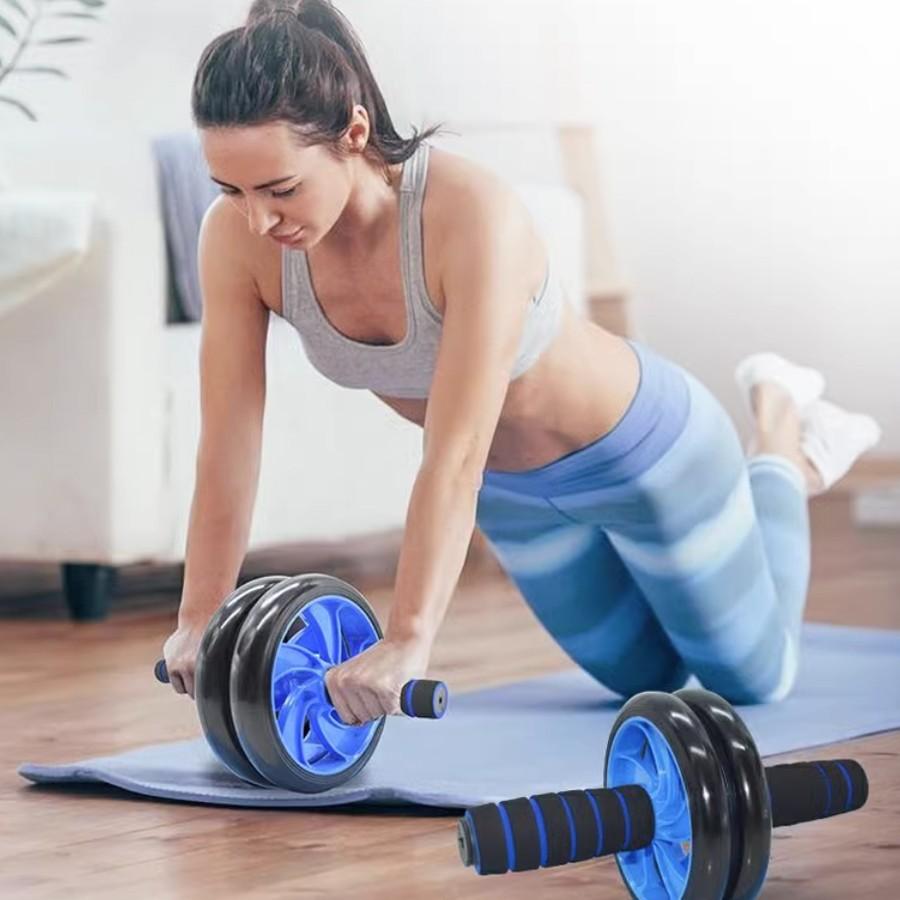 Ab Wheel Core Exercise Roller for Men & Women, Home Gym Fitness Equipment, Abdominal Workout Machine, Quiet Abdominal Workout, Slim Belly Trainer, Abdominal Training Equipment, Abdominal Muscle Trainer