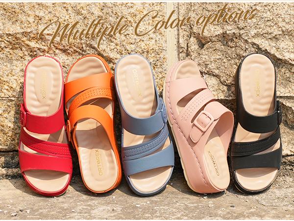 Women Arch Orthotic Support Comfort Slides Orthopedic Sandals