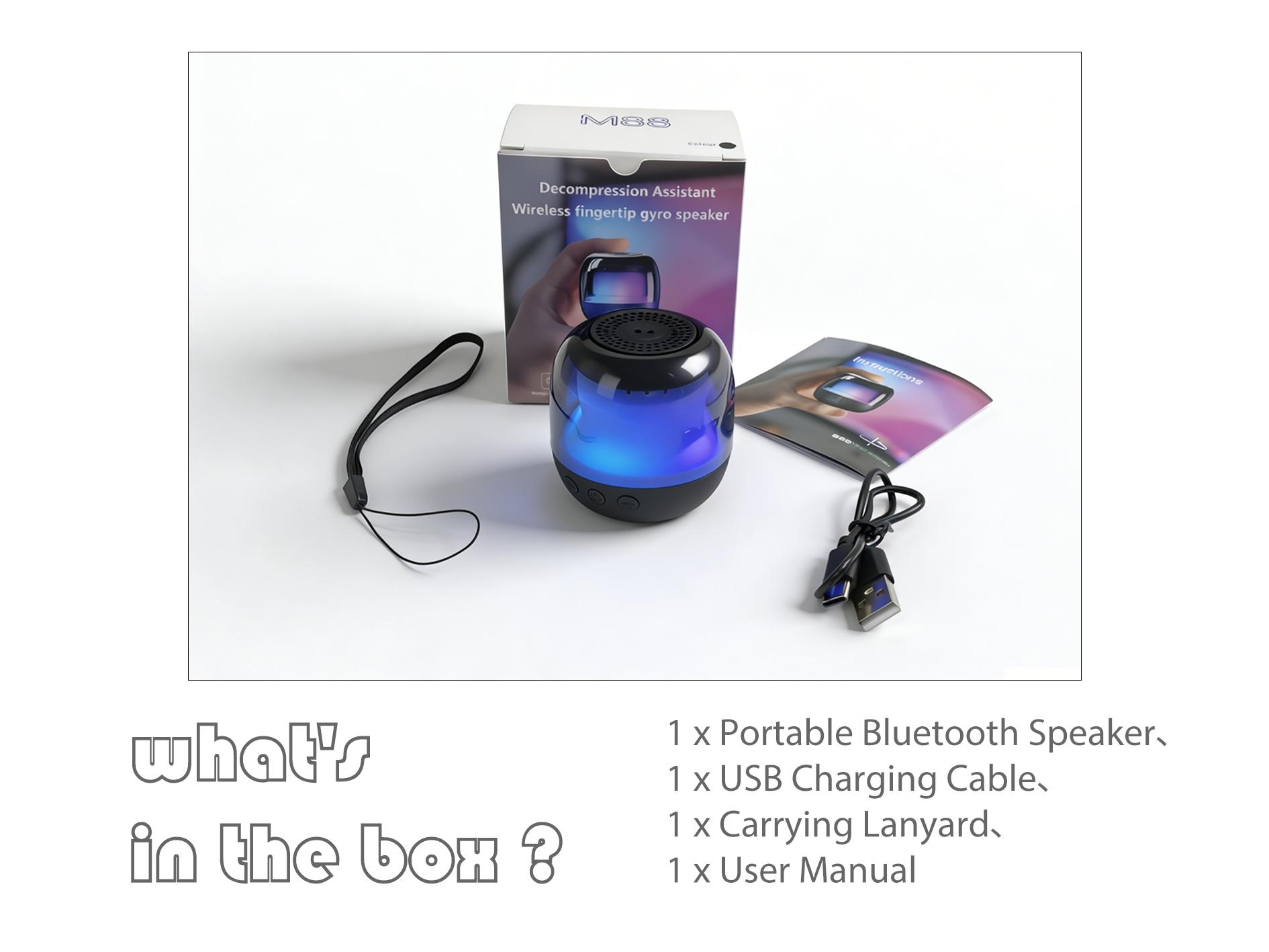 Bluetooth Speaker 360 Holographic Sound Bluetooth Speaker Portable Wireless RGB Colorful Lights TF Card Supported 12H Usage Time for Outdoor Camping Hiking Traveling