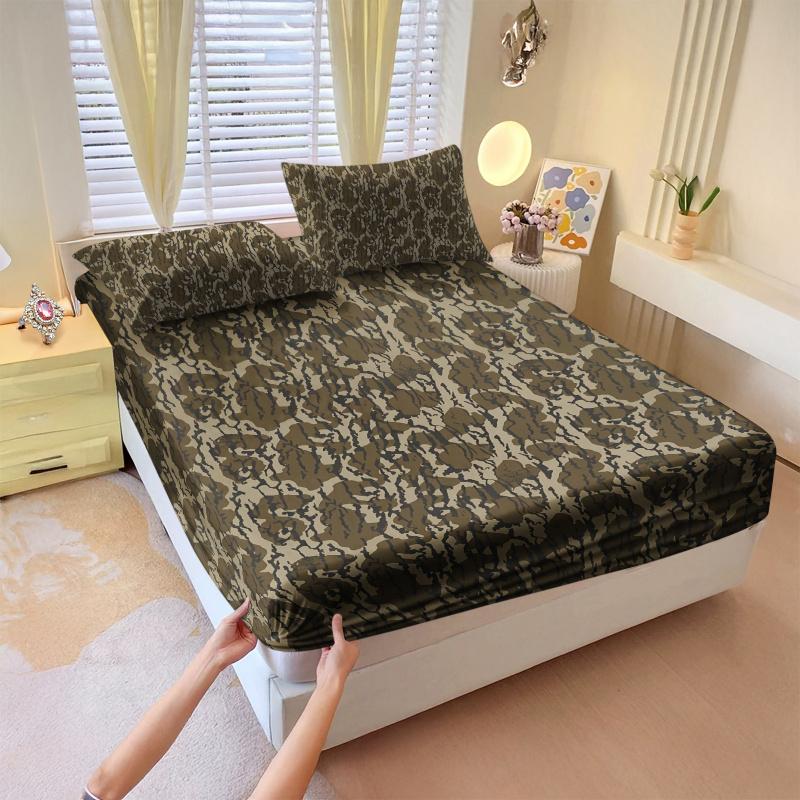 3-piece set, oversized bedding sheet set, including 1 sheet and 2 pillowcases, durable and comfortable design, perfect for bedroom use, ideal gift, easy to maintain fabric