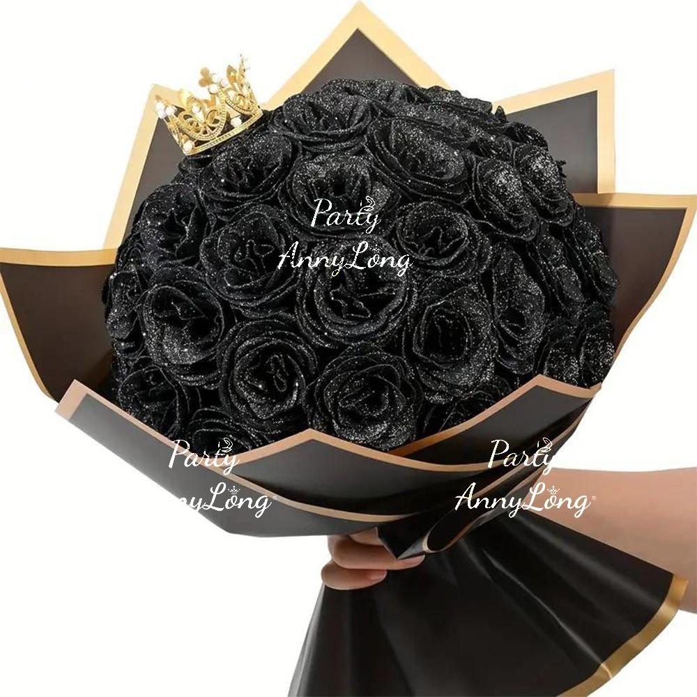 Artificial Rose Bouquet, 11/36 pcs DIY Romantic Faux Rose Flower Bouquet, Decorative Flowers for Home, Parties, Weddings, Anniversaries and Festivals, Artificial Roses Bouquet