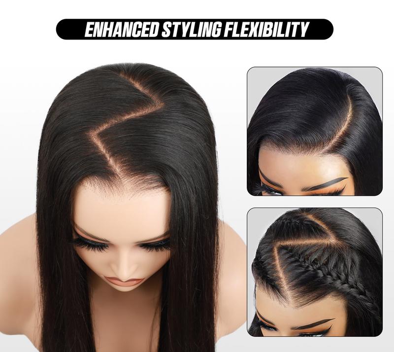 OQ HAIR Chocolate Brown Butterfly Layered Cut Body Wave Wig 220% Density 7x5 Wear Go Glueless Human Hair Wigs Pre-Plucked Natural Hairline Invisible Knots Face-Framing Pre Layered Wigs