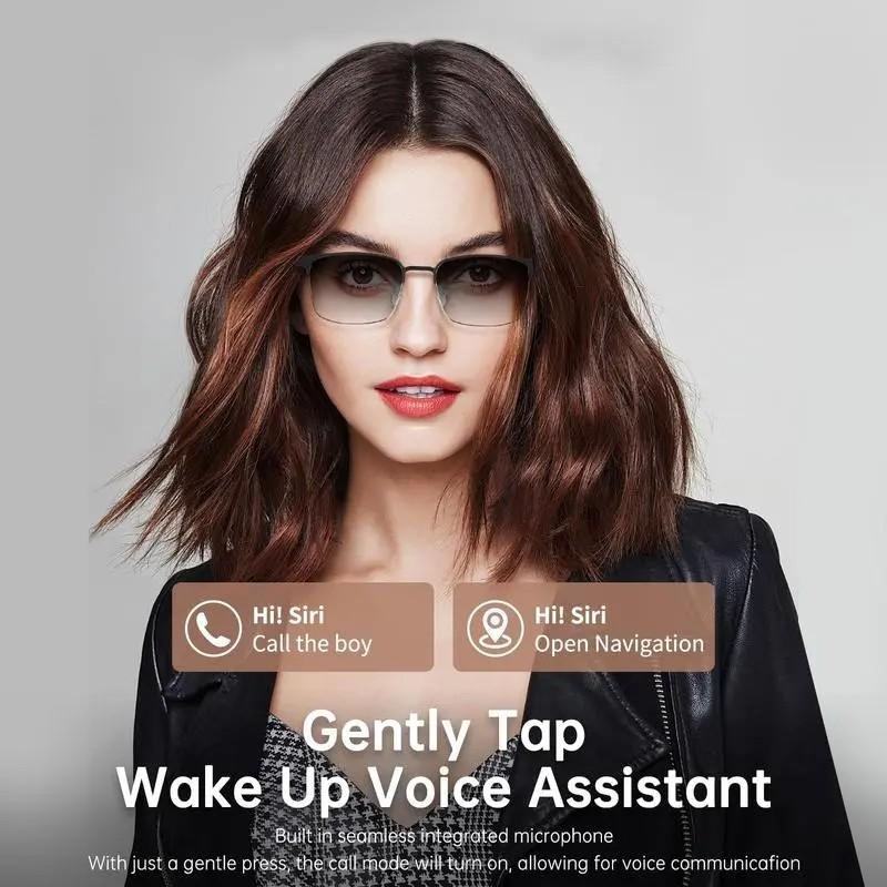 AI translation smart glasses, 160+language simultaneous interpretation, automatic dyeing polarized lenses, intelligent noise cancelling speaker, lossless microphone, book reading, business occasions, Universal King, 2026 new gift