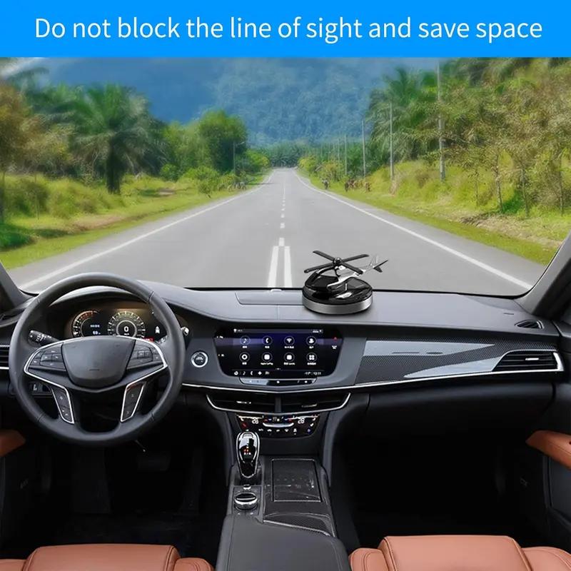 Helicopter Shaped Car Air Fresheners,Rotating Solar Powered Car Freshener, SolarHelicopter Car Aromatherapy, Car InteriorDashboard Decoration, Car Interior Decor,Universal Car Interior Decoration AccessoriesCar Accessories Car Fragrance Diffuser detail 4