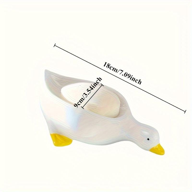Duck Design Soap Dish, Cute Soap Bar Holder, Soap Bar Drain Dish, Soap Tray, Bathroom Supplies, Home Supplies, Bathroom Accessories