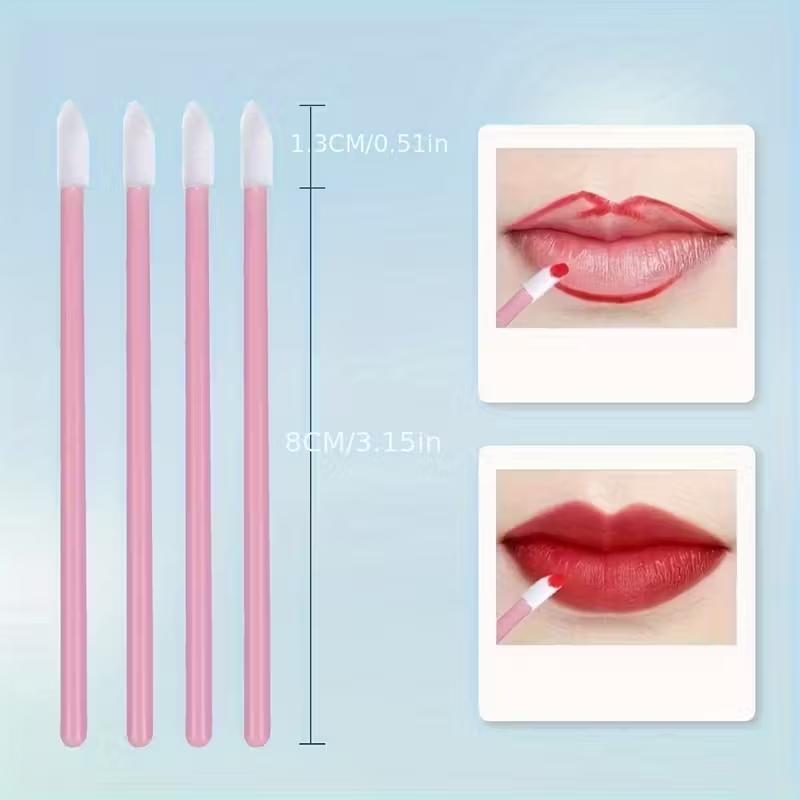 200pcs Disposable Makeup Brush Set, Mini Cotton Swabs, Mascara Brushes & Lip Brushes, Multifunctional Beauty Tools, Perfect Gift Choice
