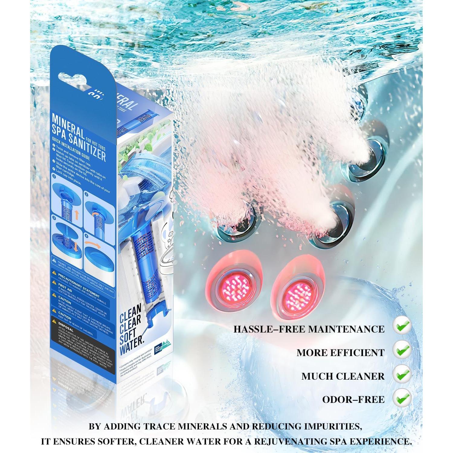 2 count 2890-185 Mineral for Jacuzzi Hot Tub Maintenance, for J500 J400 J300 J-LX Series Filter , Compatible with Jacuzzi Hot Tub's Filtration System 2 count 2890-185 Mineral for Jacuzzi Hot Tub Maintenance, for J500 J400 J300 J-LX Series Filter , Compatible with Jacuzzi Hot Tub's Filtration System