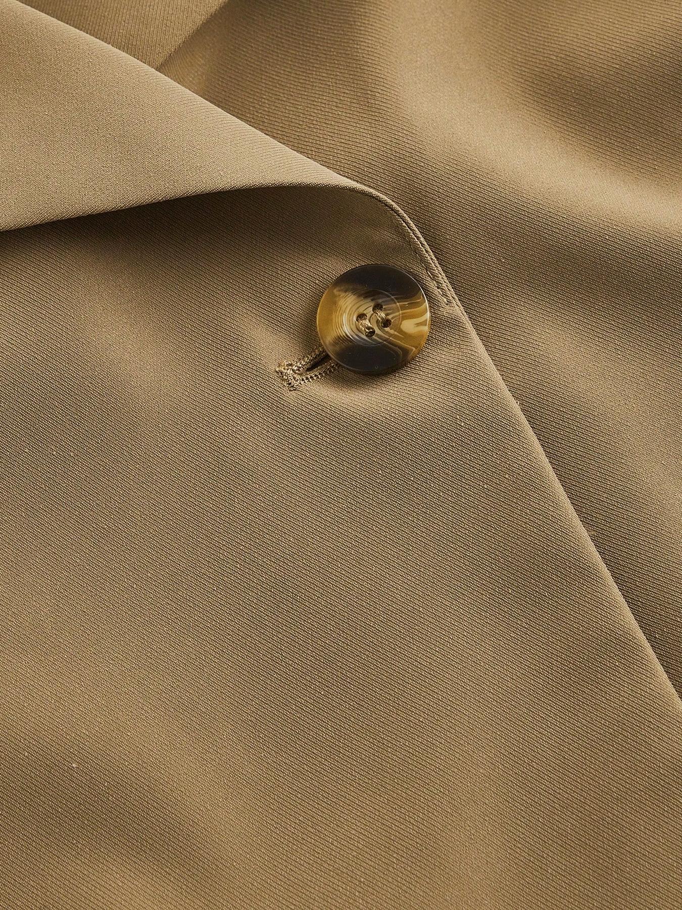 Women's High-End Vest Jacket, V Neck Dual Button Design, Waist Cinching Slimming Fit Fashion, Versatile Stylish Top, Spring, Womenswear