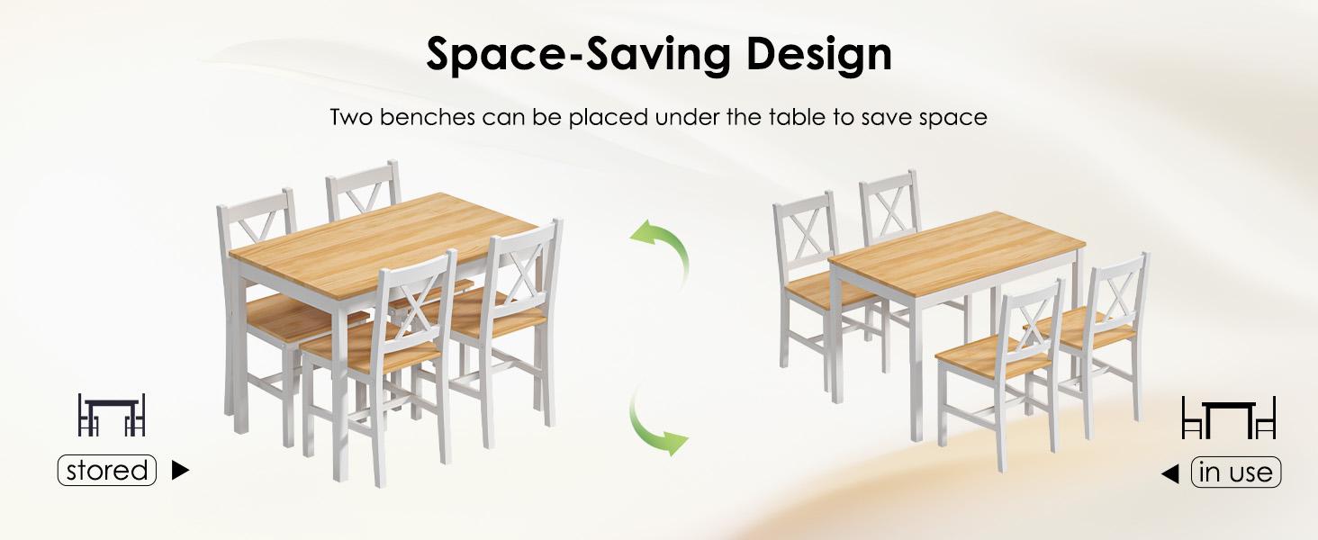 5-Piece Modern Kitchen Table Set w/ 4 Chairs, Space-Saving Rectangular Design, Easy Assembly, Perfect for Small Dining Rooms, Stylish & Durable Home Wicker Furniture Set Wooden Dresser Set 5-Piece Modern Kitchen Table Set w/ 4 Chairs, Space-Saving Rectangular Design, Easy Assembly, Perfect for Small Dining Rooms, Stylish & Durable Home Wicker Furniture Set Wooden Dresser Set