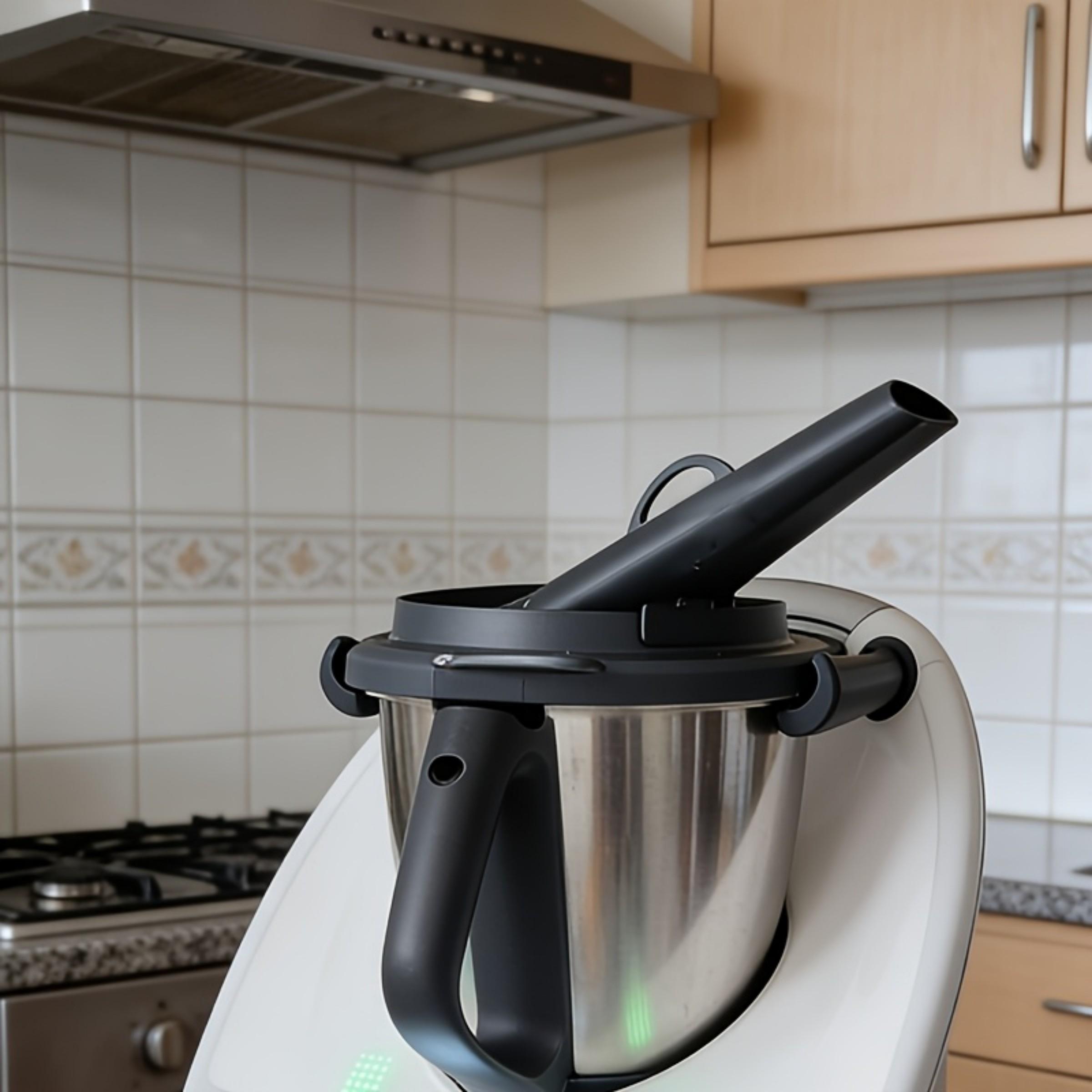 Steam Diverter Nozzle Accessories for Thermomix TM5 TM6, Plastic, Simple Rinse, Boosts Aroma, Perfect Replacement for TM5 TM6 Components