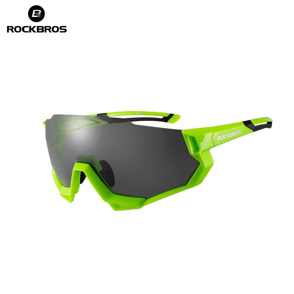 ROCKBROS Polarized Sunglasses for Men Women UV Protection Cycling Sunglasses Sport Glasses with Interchangeable Lenses