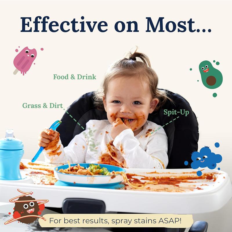 Quick Action Laundry Stain Remover, Stain Treater Spray, Effective Stain Removal, Portable Stain Removal Spray for Oil and Grease, Deep Cleaning Formula for Travel and Home Use