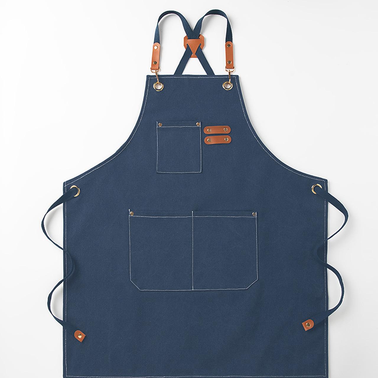 Adjustable Carpenter Apron with Multiple Pockets, Polyester Blend, Ideal for Woodworking, Gardening, Cooking, DIY Projects