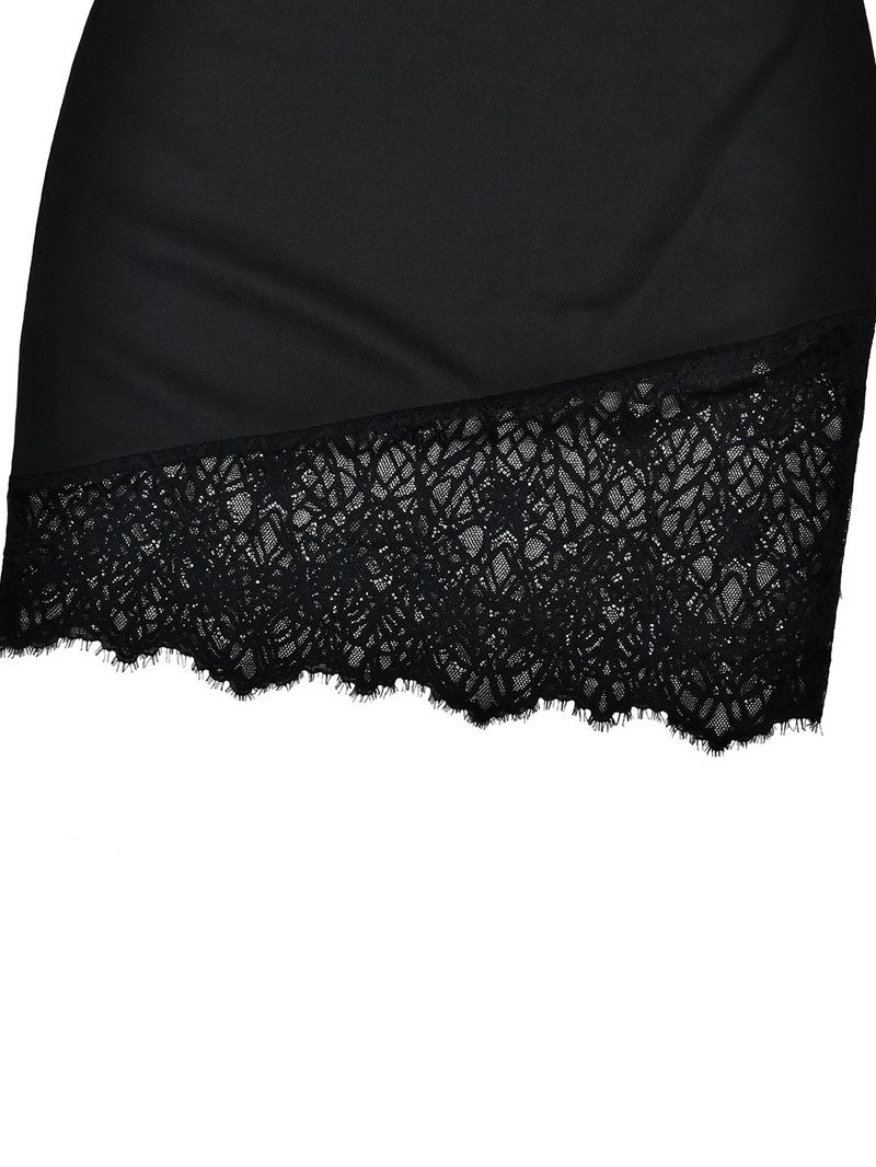 Women's Lace Shawl & Mini Dress Set, Sexy Spaghetti Strap Party Gown, Elegant Evening Wear, Perfect for Proms and Parties