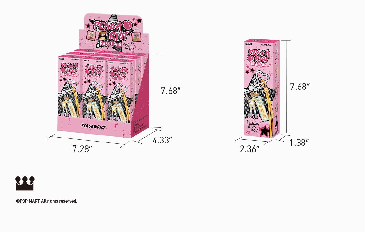 POP MART Peach Riot Rush Hour Series-Pendant Blind Box