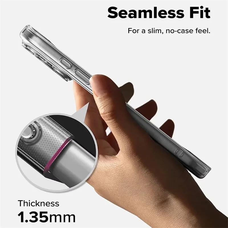 High-Definition Transparent Tpu Case for iPhone 17 Pro Max, iPhone 16, iPhone 15, iPhone Air, Durable Phone Protector