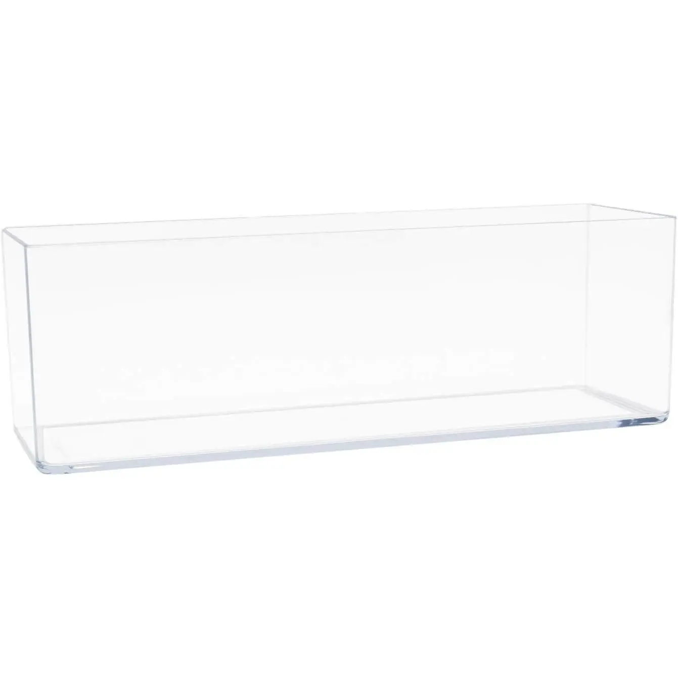 Acrylic Rectangle Vase 4" Tall for Centerpieces | Vases for Tables, Home, Wedding & Events Decor, Storage, Flowers & Floral ArrangementsGift