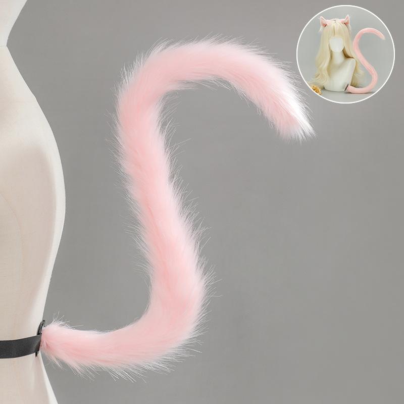 Realistic Cat Ear Headband  Tail Set  Handmade Plush Cosplay Kit for Anime Conventions  Halloween  Furry Costumes