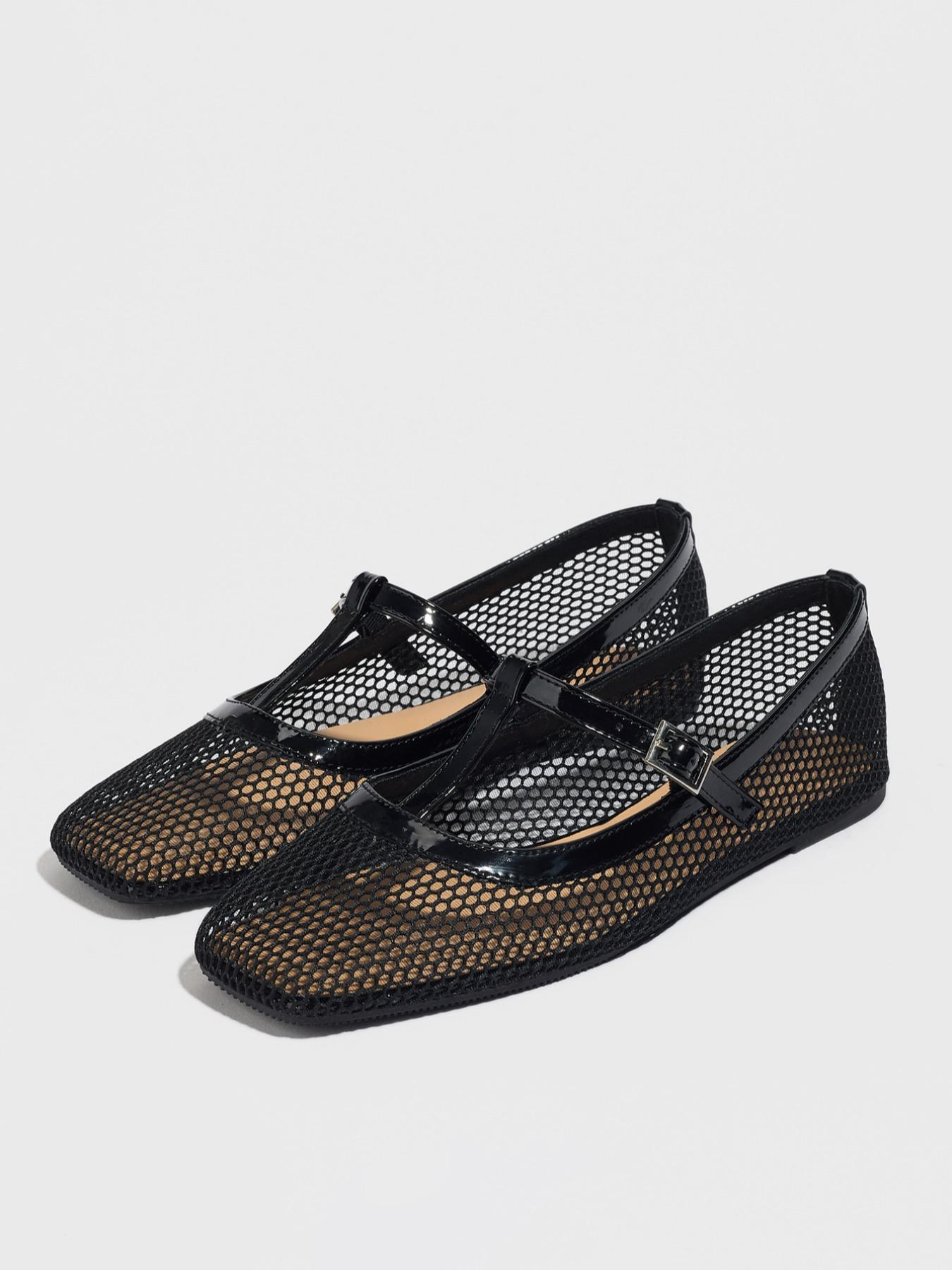 Women's Mesh Slip-On Sandals, Breathable Summer Beach Shoes, Casual Medium Width, Comfortable Rubber Sole, Perfect for Outdoor Activities, Breathable Flats