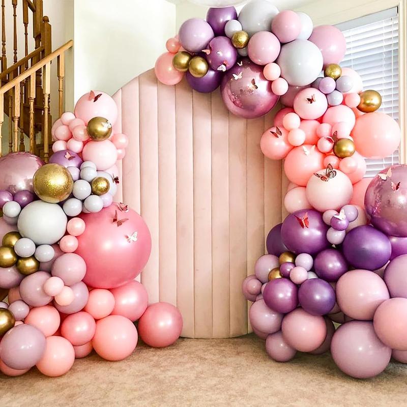 Balloon Arch Kit, Balloon Arch Kit with Base, Balloon Garland Arch Kit, Balloon Decorations Kit, Party Decoration Supplies for Wedding Birthday Baby Shower