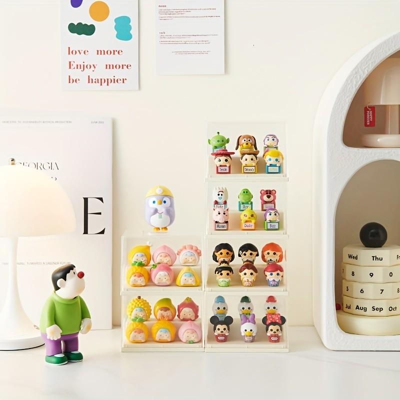Popbean Doll Display Case Transparent Dustproof Moisture-Proof Ideal Collection Storage Box for Popbean Collectors