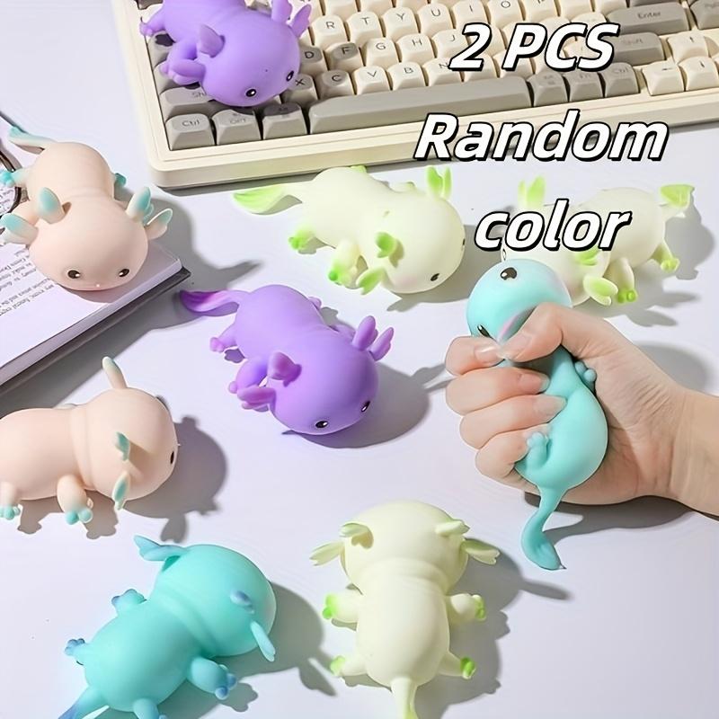 a2025Axolotl Unicorn Squishy Toys, Stress Relief & Sensory Fidgets for Adults, Unisex Gift for Christmas & Festivals, No Batteries Needed