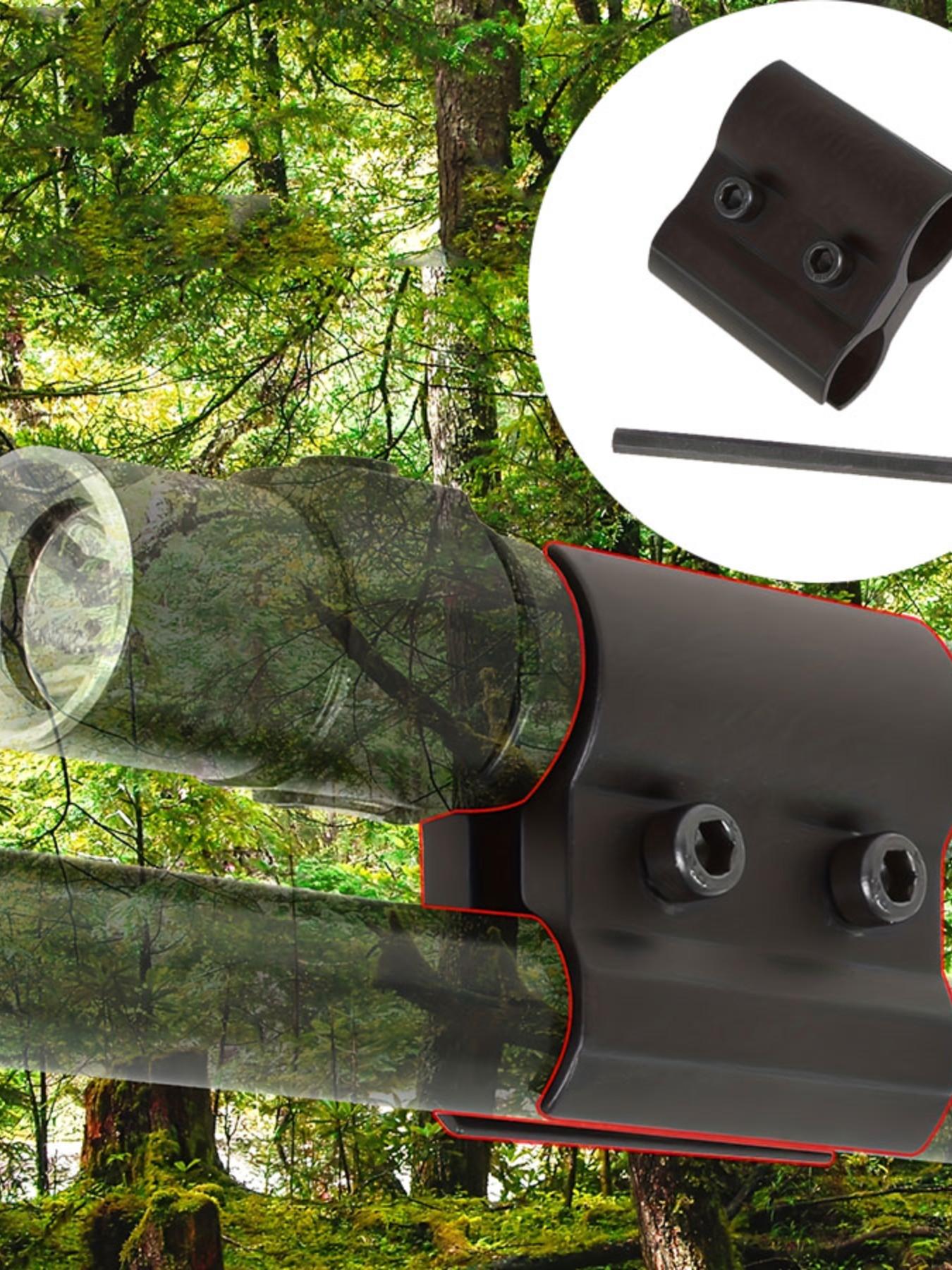 Outdoor Shooting Lantern Mount, Matte Dual Tube Aluminum Laser Scope Bracket, Sports Optics Holder, Durable & Reliable Design