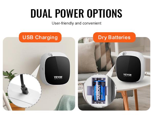 VEVOR Scent Air Machine, 100ml Bluetooth Smart Essential Oil Diffuser, 1000sq. ft Waterless Scent Diffuser with Cold Air Technology, Aromatherapy Diffuser Machine for Home, Office, Hotel, Spa