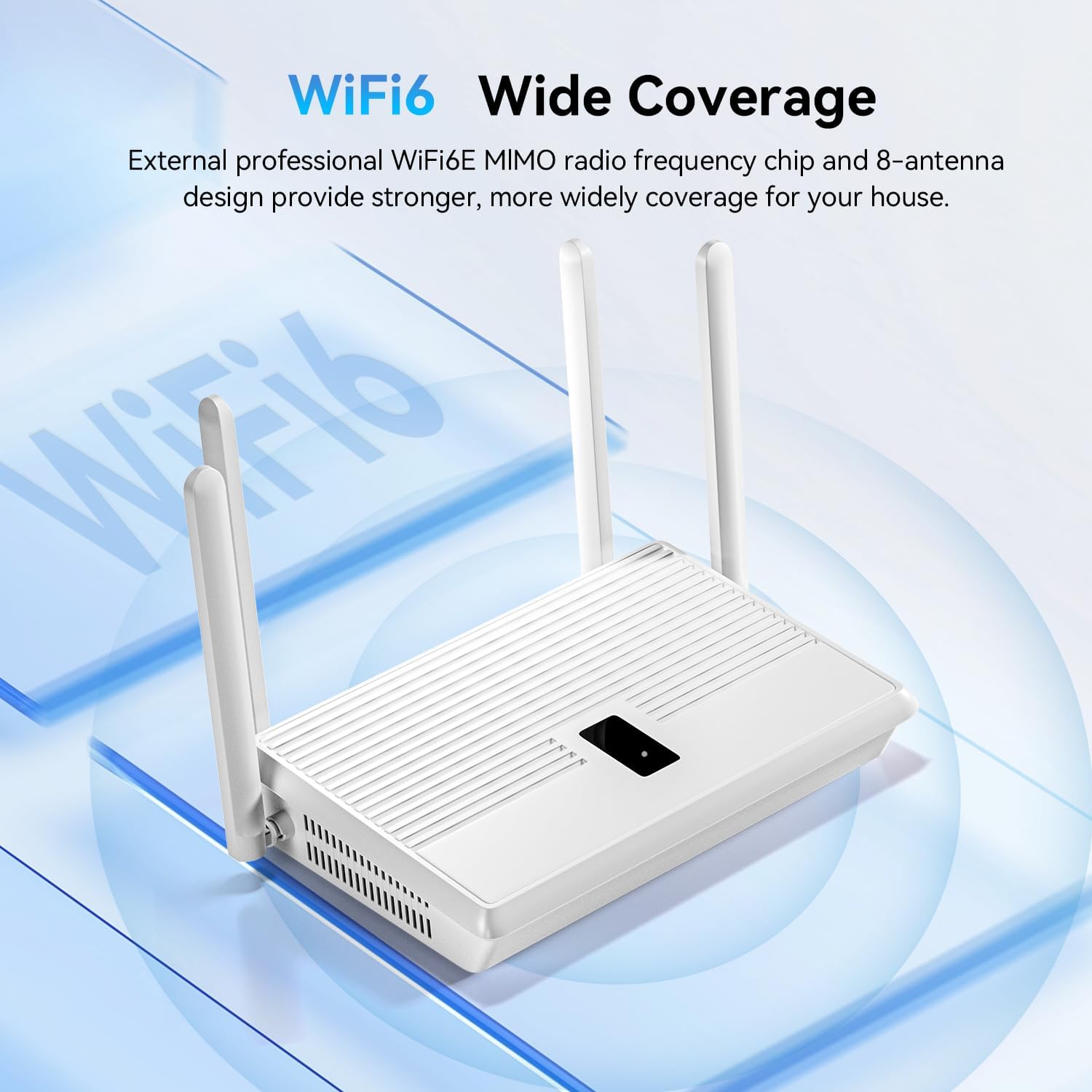 2026  WiFi 6 Router, AX3000 Dual Band Full Gigabit  Router with 4 High- Antennas | 4 Gigabit Ports | Easy Setup | VPN Support,  & Business