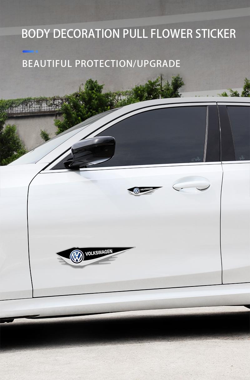 Car Body Decal Stickers Styling Emblem Accessories For VW Atlas Jetta Touareg Variant Golf Polo GTI Taos Nivus Passat Tiguan Arteon Taigo Caddy Sharan Beetle CC Amarok Transporter Caravelle Crafter Touran Scirocco Virtus