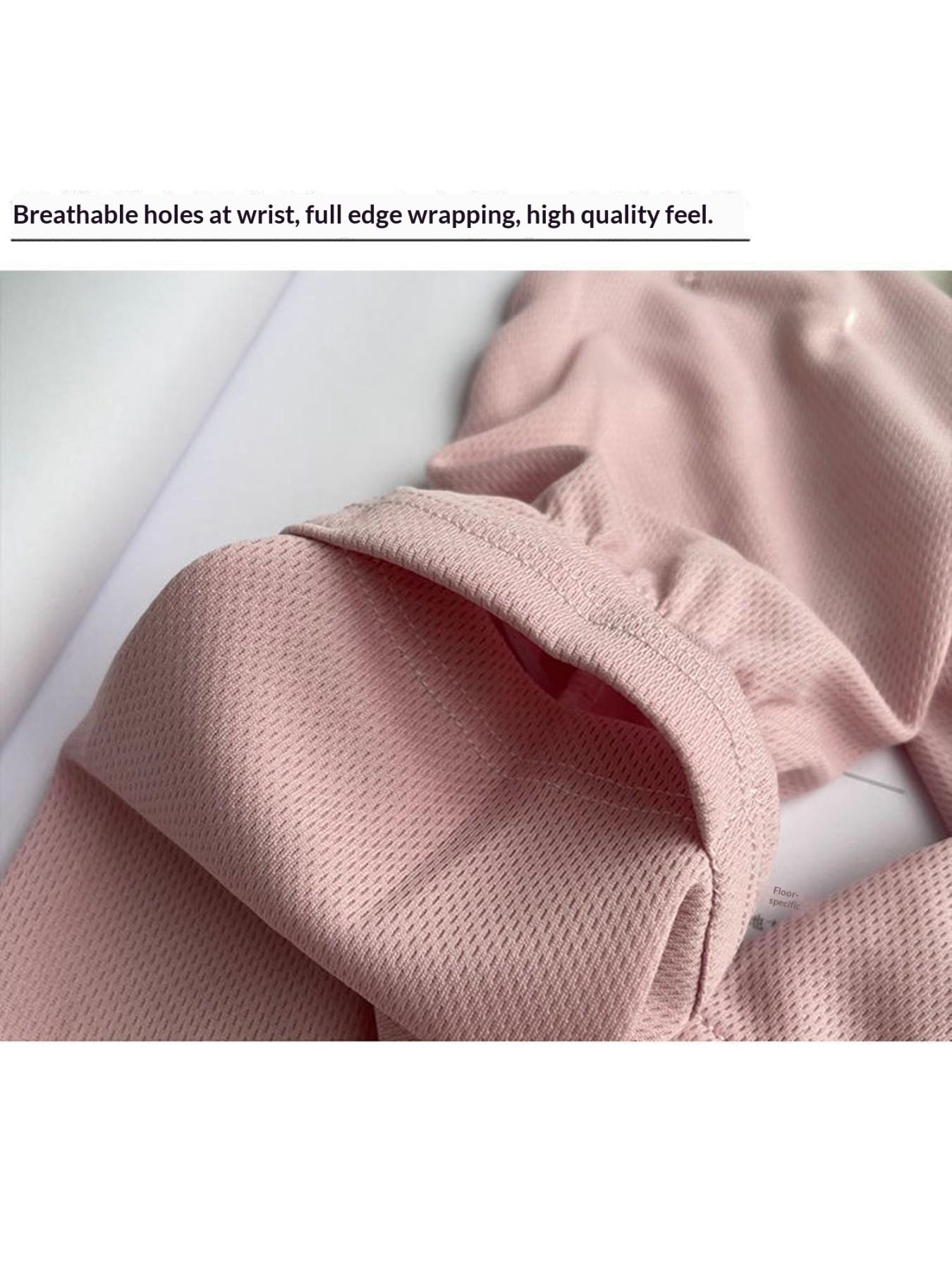 Women's UV Protection Ice Sleeves Gloves, Breathable Arm Guards for Summer Driving Cycling, 2 Piece Set, Sunscreen Mitts