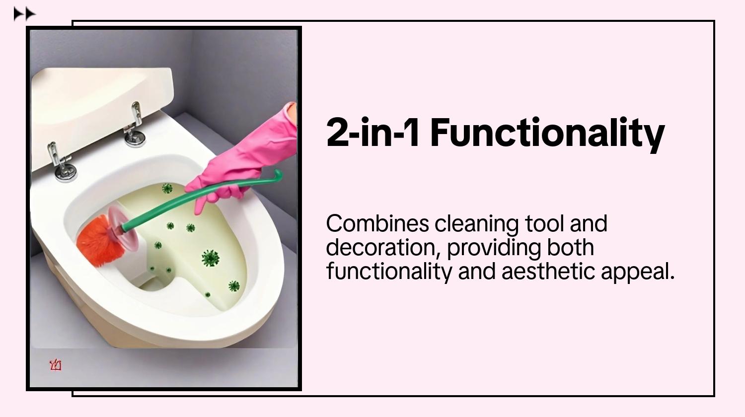 Creative Cherry Shaped Toilet Brush Set with Holder, 2-in-1 Cleaning Tool & Modern Luxury Decorative Ornament for Bathroom, Washroom, Vanity