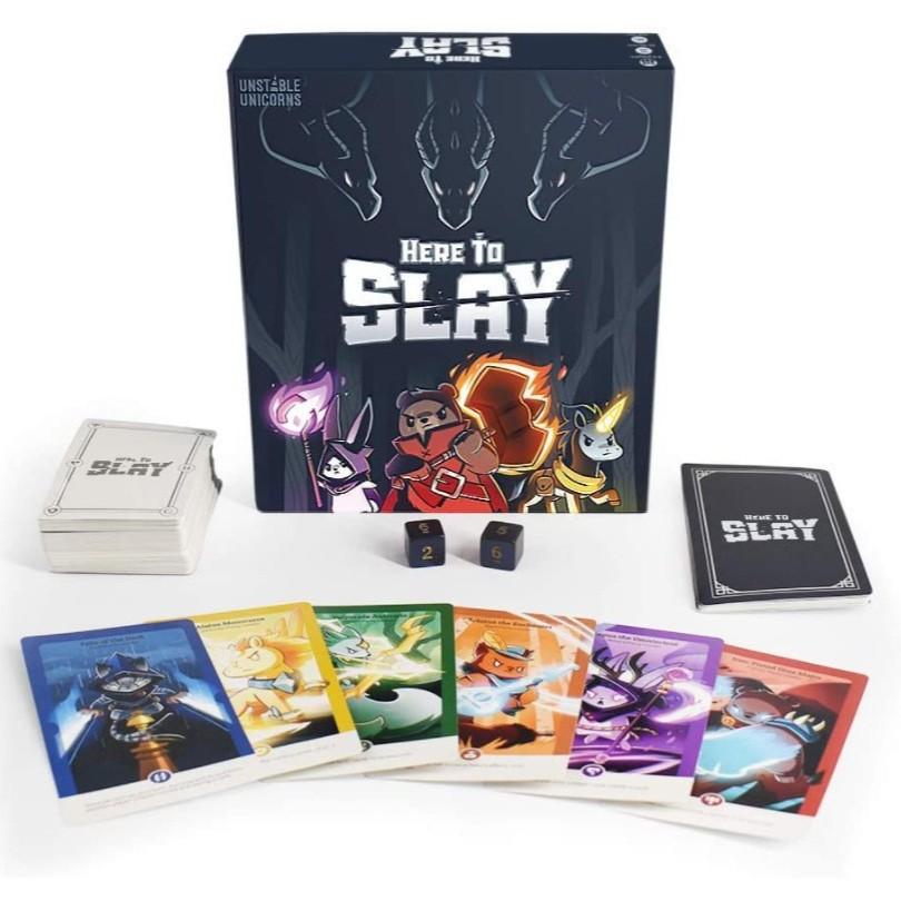 Here to Slay Tabletop Game, English Version, Strategy Card Game for 2-6 Players, Family Fun, Team Challenge, Logic & Strategy Skills
