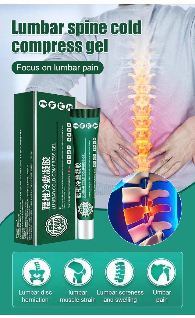 Lumbar Spine Relief Cooling Compress Gel for Soothing Comfort