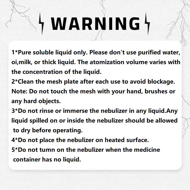 Automatic Cleaning Handheld Mist Maker, Compact Home Spray Humidifier, Adjustable Modes, Includes 2 Masks and 1 Nozzle, for Kids and Adults