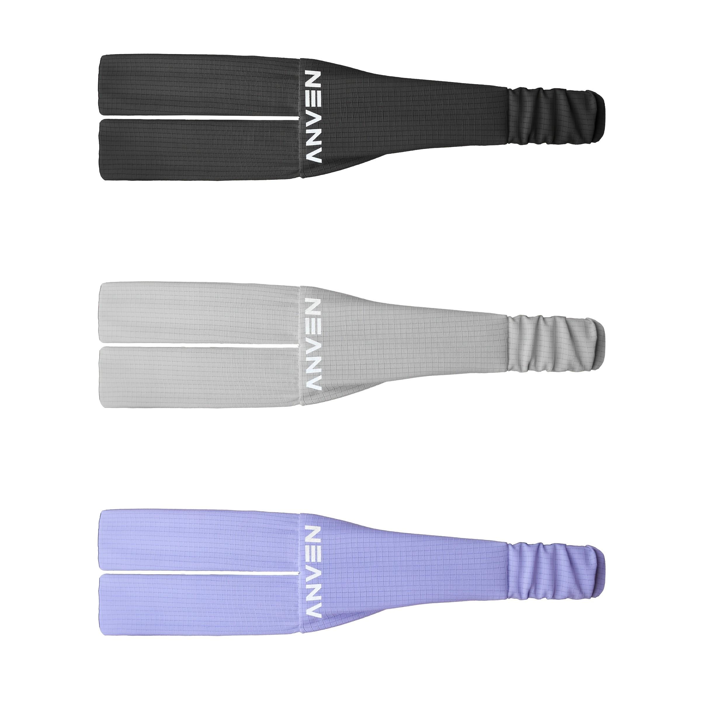 3-Pack Unisex Multifunctional Hair Bands, Lightweight Breathable Sweat-Proof Headbands, Elastic Skin-Friendly, Ideal for Various Sports