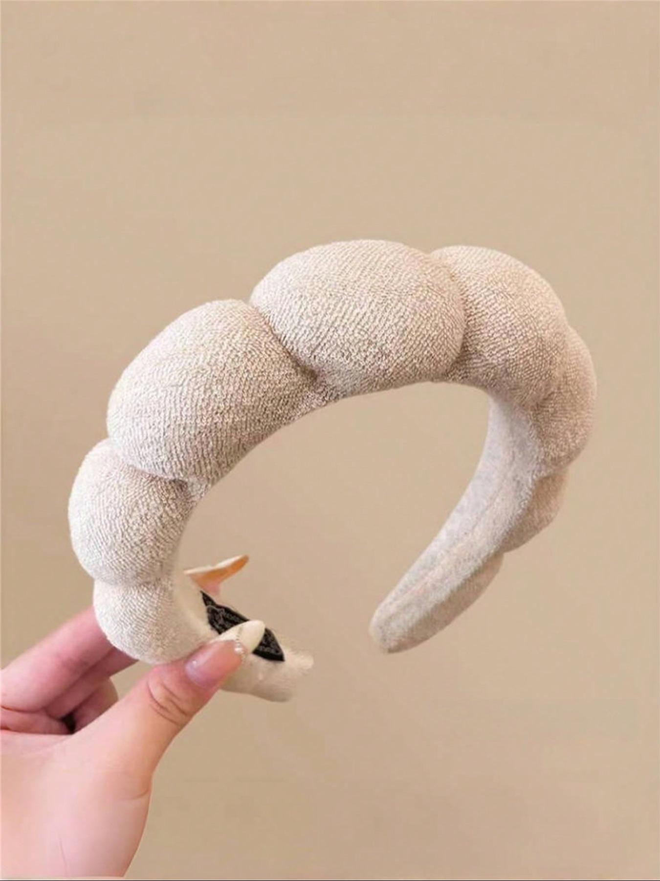Cloud Shaped Sponge Puffy Headband, Fashion Hair Accessories for Women & Girls, Minimalist Headwear Suitable for Thick Hair