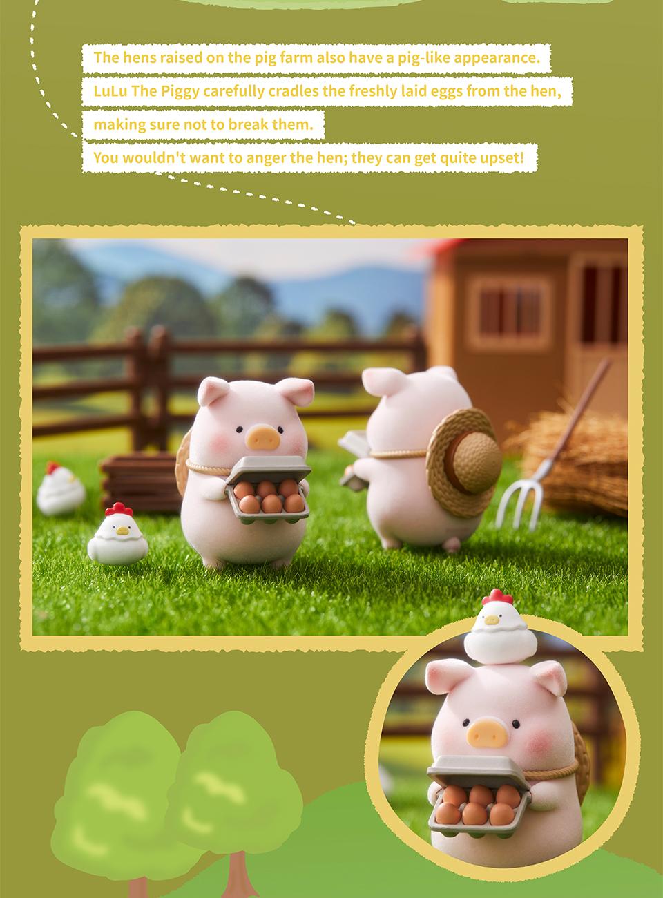 52TOYS Lulu The Piggy My Sweet Farm Garden Kawaii Creative Gift Room Decor Desktop Decoration Gift for Birthday Party 52TOYS Lulu The Piggy My Sweet Farm Garden Kawaii Creative Gift Room Decor Desktop Decoration Gift for Birthday Party
