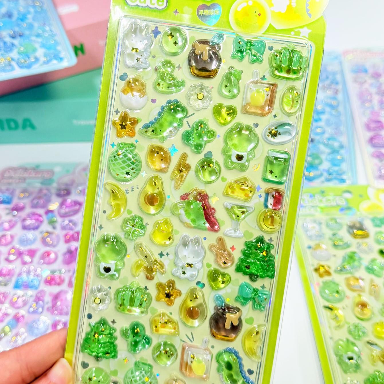 Handmade Reward Puzzle Journal Gouka Sticker Art, Creative DIY Craft Book for Kids & Adults, Educational Fun Activity Notebook