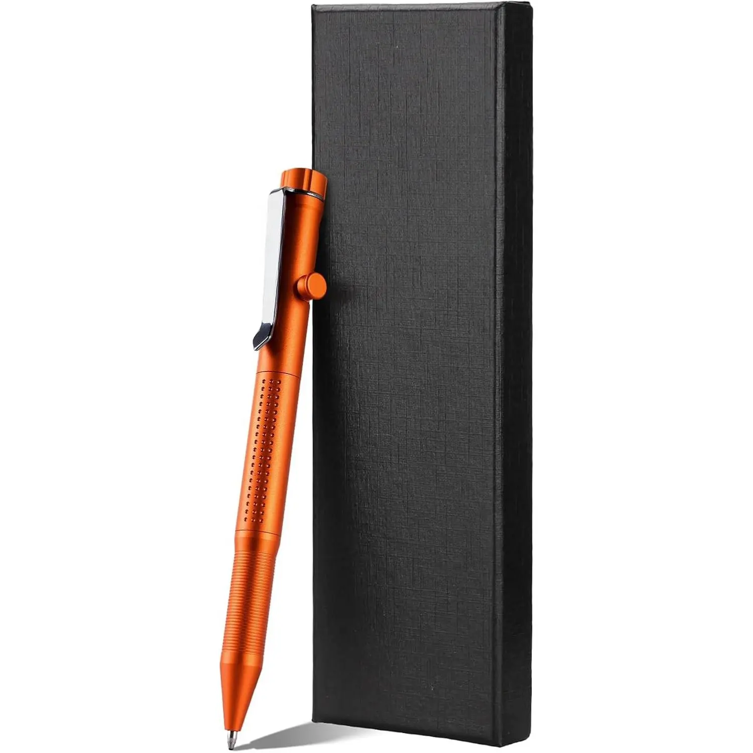 2-in-1 Pen and Pencil, Compatible with Parker Refill,Orange | Ballpoint and Graphite Alloy Tip in  Retractable Pen for Office Notes, Sketching, Journaling, and Daily Carry.