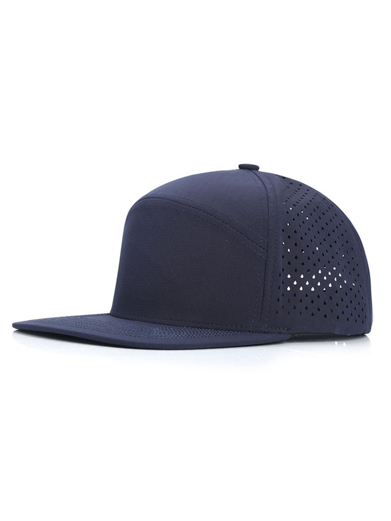 Performance Snapback Hats for Men Women,Flat Bill Cap,Flatbill Snapback Cap,Golf,Running,Workout,High Quality Hat,Adjustable Snapback Hat
